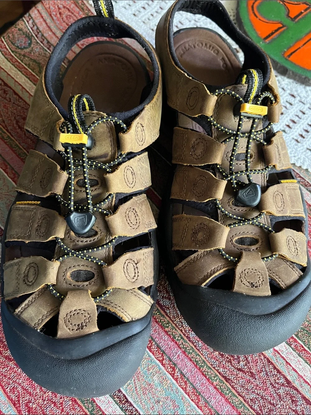 Keen Newport leather bison Brown sandal